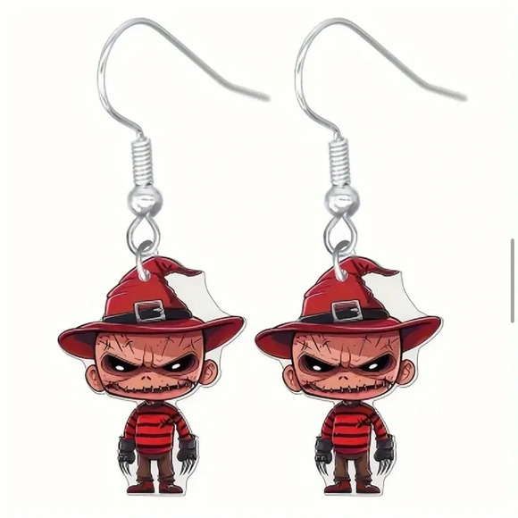 Nightmare on Elm Street Earrings - Picture 1 of 1